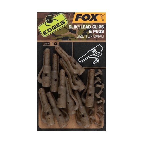 FOX EDGES CAMO LEAD CLIPS E PEGS