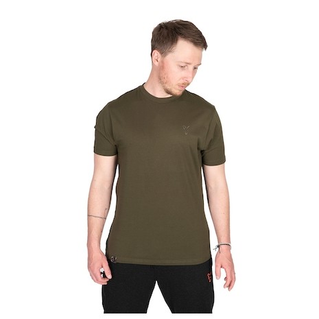 FOX KHAKI FOX HEAD LOGO T-SHIRT-4