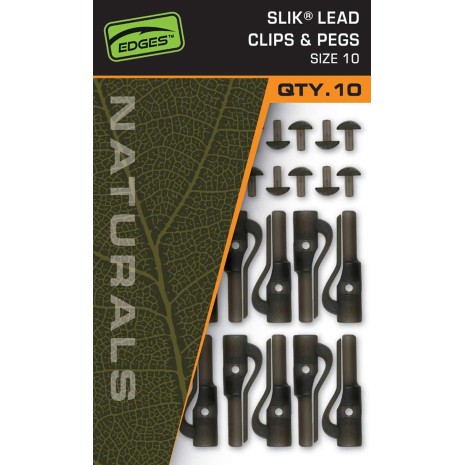 FOX EDGES NATURALS LEAD CLIPS E PEGS   NEW-0