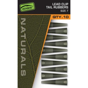 FOX EDGES NATURALS LEAD CLIP TAIL RUBBER   NEW