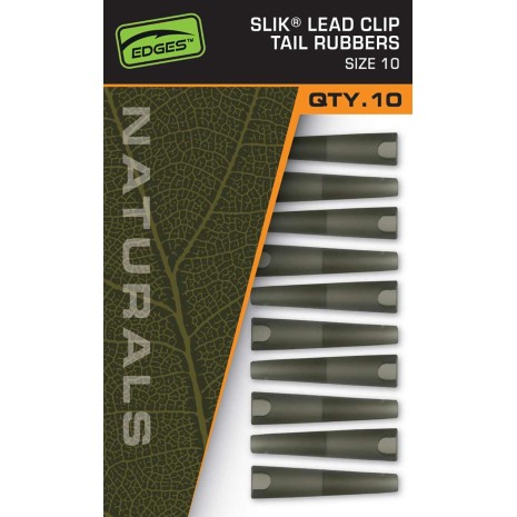 FOX EDGES NATURALS LEAD CLIP TAIL RUBBER   NEW-0