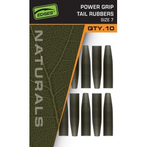 FOX EDGES NATURALS POWER GRIP TAIL RUBBERS SIZE 7    NEW