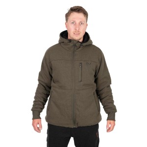 FOX COLLECTION SHERPA JACKET GREEN / BLACK   NEW 24