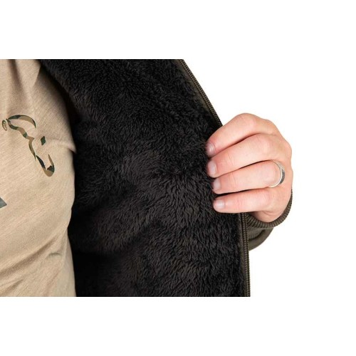 FOX COLLECTION SHERPA JACKET GREEN / BLACK   NEW 24-1