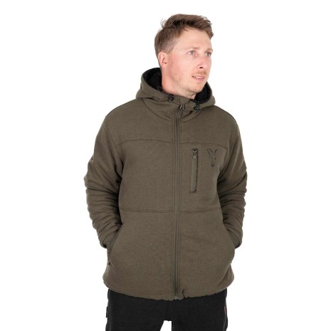 FOX COLLECTION SHERPA JACKET GREEN / BLACK   NEW 24-3