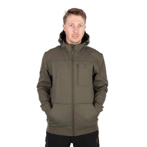 FOX COLLECTION SOFT SHELL JACKET GREEN / BLACK   NEW 24