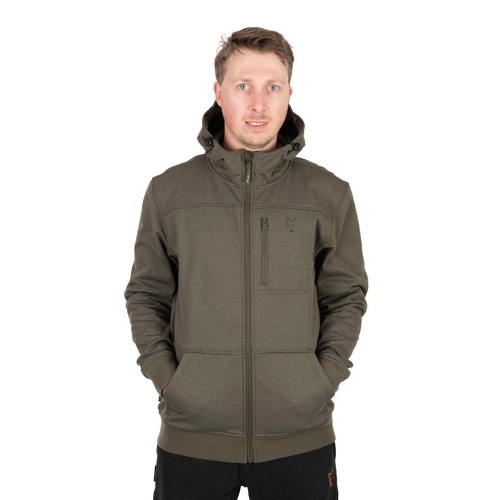 FOX COLLECTION SOFT SHELL JACKET GREEN / BLACK   NEW 24