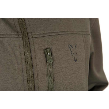 FOX COLLECTION SOFT SHELL JACKET GREEN / BLACK   NEW 24-0
