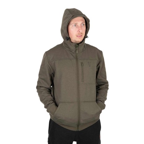 FOX COLLECTION SOFT SHELL JACKET GREEN / BLACK   NEW 24-3
