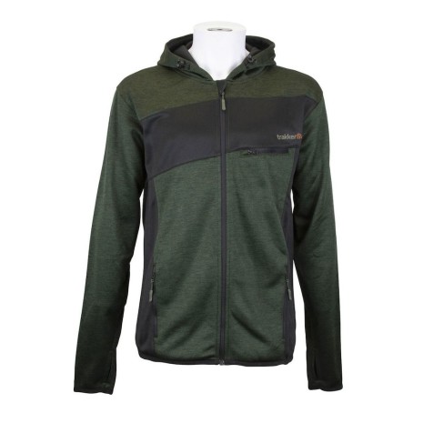 TRAKKER MARL FLEECE BACK HOODY   NEW