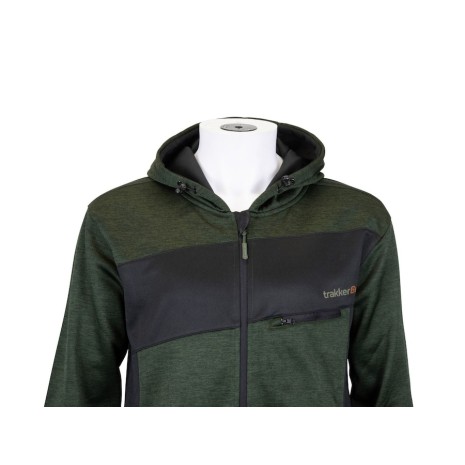 TRAKKER MARL FLEECE BACK HOODY   NEW-3