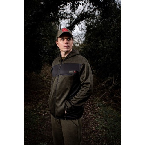 TRAKKER MARL FLEECE BACK HOODY   NEW-5