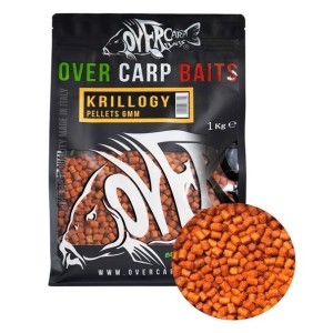 OVER CARP BAITS KRILLOGY PELLET 6 MM 1 KG