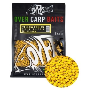 OVER CARP BAITS YELLOW FRUITS PELLET 6 MM 1 KG