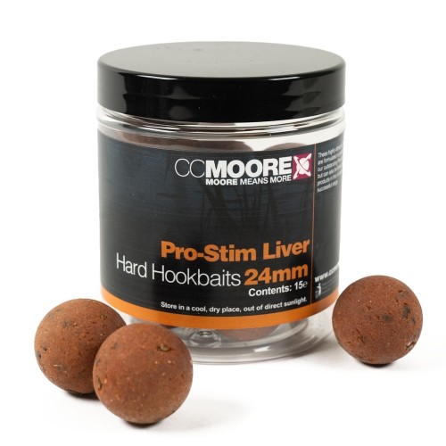 **CCMOORE PRO-STIM LIVER HARD HOOKBAITS-1