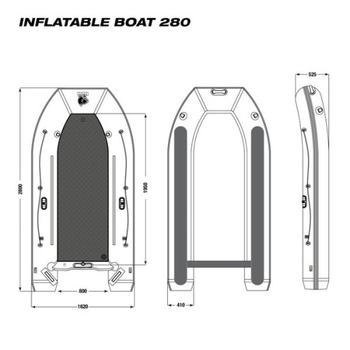 NASH GOMMONE BOAT LIFE INFLATABLE BOATS 280    NEW 2024-1