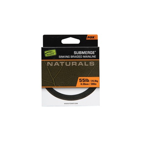 FOX EDGES NATURALS SUBMERGE BRAID 300 / 600 MT