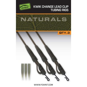 FOX EDGES NATURALS KWIK CHANGE LEAD CLIP TUBING SETUP   NEW