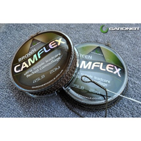 *GARDNER CAMFLEX LEADCORE 20 MT BROWN-0