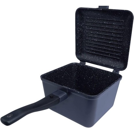 RIDGEMONKEY CONNECT DEEP PAN & GRIDDLE GRANITE EDITION
