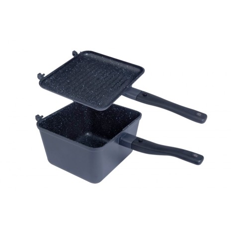 RIDGEMONKEY CONNECT DEEP PAN & GRIDDLE GRANITE EDITION-2