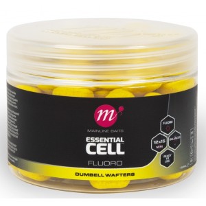 MAINLINE ESSENTIAL CELL FLUORO DUMBELL WAFTERS 12 X 15 MM YELLOW