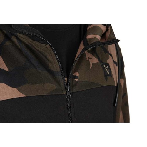 FOX LW BLACK/CAMO SPLIT ZIP HOODY-4