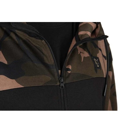 FOX LW BLACK/CAMO SPLIT ZIP HOODY-4