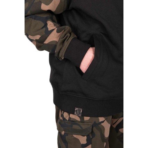 FOX LW BLACK/CAMO SPLIT ZIP HOODY-5