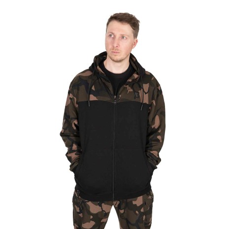 FOX LW BLACK/CAMO SPLIT ZIP HOODY-7