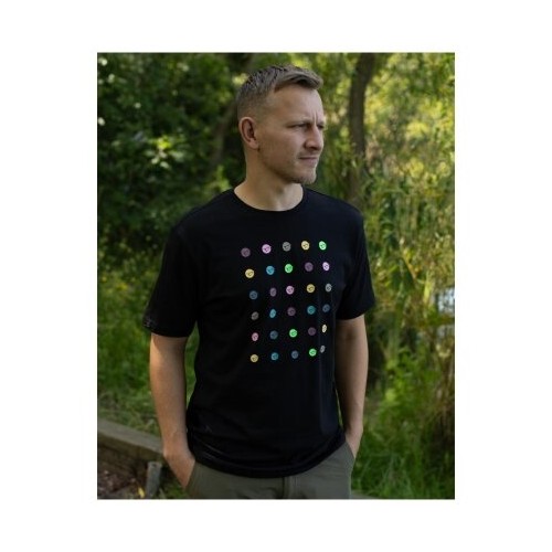KORDA LE DOT TEE BLACK T-SHIRT  NEW-2