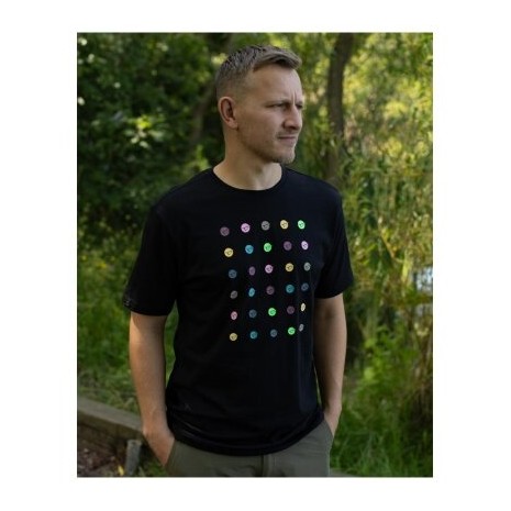 KORDA LE DOT TEE BLACK T-SHIRT  NEW-2