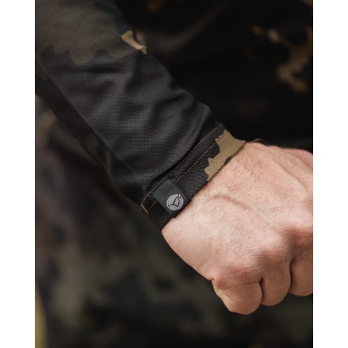 KORDA KOOL UPF ZIP JERSEY DARK KAMO  NEW-2