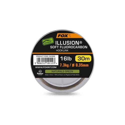 FOX EDGES ILLUSION SOFT FLUOROCARBON  NEW 24-0
