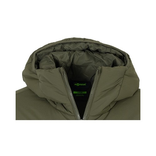 KORDA INSULATED HOODED JACKET DARK OLIVE  NEW-0