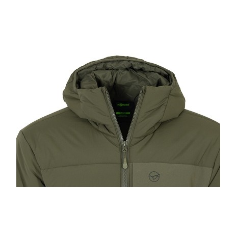 KORDA INSULATED HOODED JACKET DARK OLIVE  NEW-1