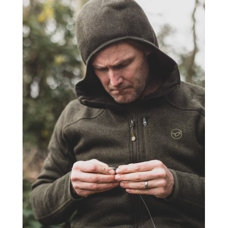 KORDA KORE POLAR FLEECE JACKET OLIVE  NEW-0