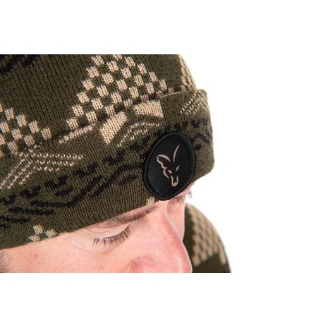 FOX FESTIVE BOBBLE HAT  NEW-1