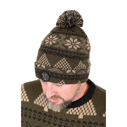 FOX FESTIVE BOBBLE HAT  NEW-3