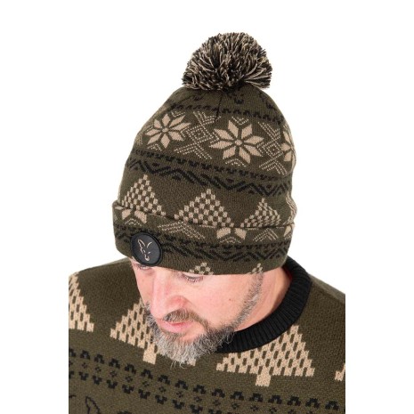 FOX FESTIVE BOBBLE HAT  NEW-3