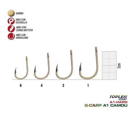 GAMAKATSU G CARP A1 HARD SPECIALIST COATED CAMO BROWN