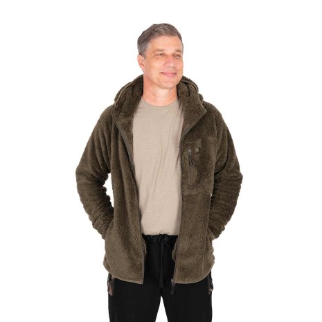 FOX HD PREMIUM FULL ZIP TEDDY JACKET KHAKI