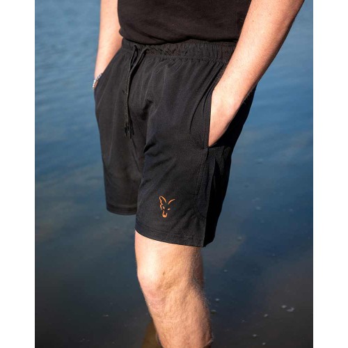 FOX COLLECTION BLACK LW SWIM SHORTS (COSTUME)