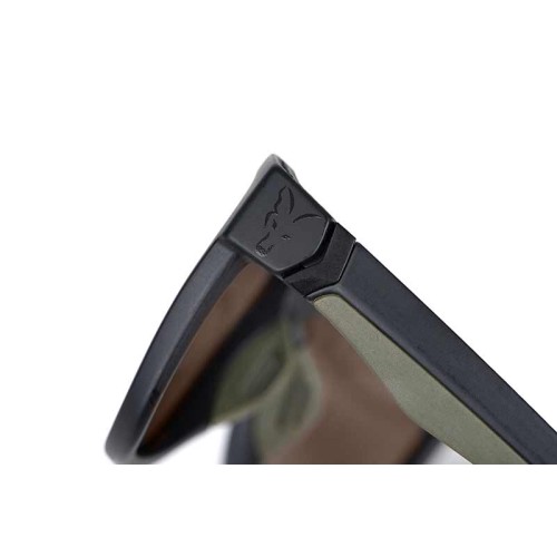 FOX COLLECTION GREEN & BLACK SHADES BROWN LENS