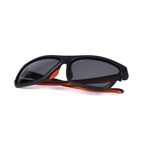 FOX COLLECTION BLACK & ORANGE SHADES GREY LENS