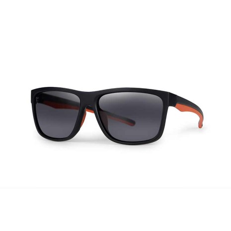 FOX COLLECTION BLACK & ORANGE SHADES GREY LENS