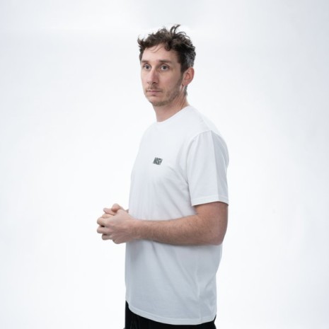 NASH MAKE IT HAPPEN CARP LOGO T SHIRT ECRU