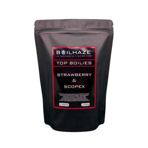 BOILHAZE TOP BOILES STRAWBERRY & SCOPEX 500 GR.