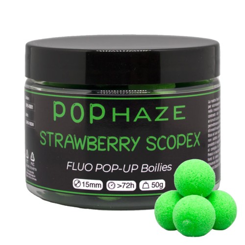 BOILHAZE POPHAZE STRAWBERRY & SCOPEX 15 MM....