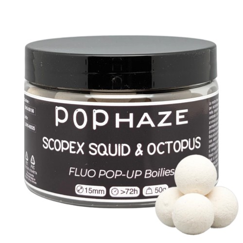 BOILHAZE POPHAZE SCOPEX & SQUID OCTOPUS 15 MM....